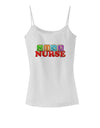 Nicu Nurse Spaghetti Strap Tank-Womens Spaghetti Strap Tanks-TooLoud-White-X-Small-Davson Sales