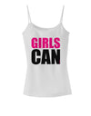 Girls Can Spaghetti Strap Tank by TooLoud-Womens Spaghetti Strap Tanks-TooLoud-White-X-Small-Davson Sales