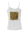 Stone Carving Sepia Spaghetti Strap Tank-Womens Spaghetti Strap Tanks-TooLoud-White-X-Small-Davson Sales