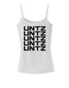 Untz Untz Untz Untz Untz EDM Design Spaghetti Strap Tank-Womens Spaghetti Strap Tanks-TooLoud-White-X-Small-Davson Sales