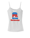 Future Republican Spaghetti Strap Tank-Womens Spaghetti Strap Tanks-TooLoud-White-X-Small-Davson Sales