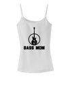 Bass Mom - Mother's Day Design Spaghetti Strap Tank-Womens Spaghetti Strap Tanks-TooLoud-White-X-Small-Davson Sales