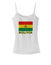 Bolivia Flag Spaghetti Strap Tank