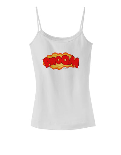 Onomatopoeia PHOOM Spaghetti Strap Tank-Womens Spaghetti Strap Tanks-TooLoud-White-X-Small-Davson Sales