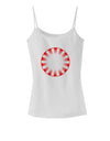 Watercolor Peppermint Spaghetti Strap Tank-Womens Spaghetti Strap Tanks-TooLoud-White-X-Small-Davson Sales