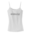 Hashtag Free Bacon Decorative Spaghetti Strap Tank-Womens Spaghetti Strap Tanks-TooLoud-White-X-Small-Davson Sales