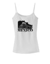 Mexico - Temple No 2 Spaghetti Strap Tank-Womens Spaghetti Strap Tanks-TooLoud-White-X-Small-Davson Sales