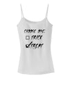 Choose One - Treat Spaghetti Strap Tank-Womens Spaghetti Strap Tanks-TooLoud-White-X-Small-Davson Sales