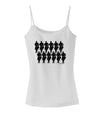 Twelve Drummers Drumming Spaghetti Strap Tank-Womens Spaghetti Strap Tanks-TooLoud-White-X-Small-Davson Sales