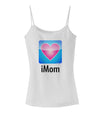 iMom - Mothers Day Spaghetti Strap Tank-Womens Spaghetti Strap Tanks-TooLoud-White-X-Small-Davson Sales