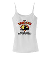 Trucker - Superpower Spaghetti Strap Tank-Womens Spaghetti Strap Tanks-TooLoud-White-X-Small-Davson Sales