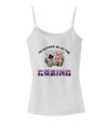 I'd Rather Be At The Casino Funny Spaghetti Strap Tank by TooLoud-Womens Spaghetti Strap Tanks-TooLoud-White-X-Small-Davson Sales