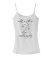 Salt in the Air Sand in My Hair - Mermaid Spaghetti Strap Tank-Womens Spaghetti Strap Tanks-TooLoud-White-X-Small-Davson Sales