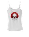 Scary Clown Face B - Halloween Spaghetti Strap Tank-Womens Spaghetti Strap Tanks-TooLoud-White-X-Small-Davson Sales