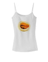 Trilobite Fossil Watercolor Spaghetti Strap Tank-Womens Spaghetti Strap Tanks-TooLoud-White-X-Small-Davson Sales