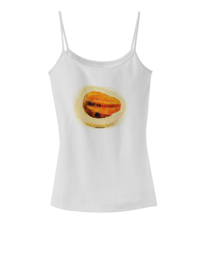 Trilobite Fossil Watercolor Spaghetti Strap Tank-Womens Spaghetti Strap Tanks-TooLoud-White-X-Small-Davson Sales