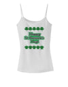 Seeing Double St. Patrick's Day Spaghetti Strap Tank-Womens Spaghetti Strap Tanks-TooLoud-White-X-Small-Davson Sales