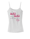 Love Isn't Love Until You Give It Away - Color Spaghetti Strap Tank-Womens Spaghetti Strap Tanks-TooLoud-White-X-Small-Davson Sales