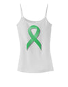 Celiac Disease Awareness Ribbon - Light Green Spaghetti Strap Tank-Womens Spaghetti Strap Tanks-TooLoud-White-X-Small-Davson Sales