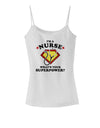 Nurse - Superpower Spaghetti Strap Tank-Womens Spaghetti Strap Tanks-TooLoud-White-X-Small-Davson Sales