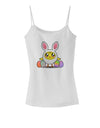 Chick In Bunny Costume Spaghetti Strap Tank-Womens Spaghetti Strap Tanks-TooLoud-White-X-Small-Davson Sales