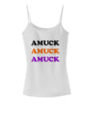 Amuck Amuck Amuck Halloween Spaghetti Strap Tank-Womens Spaghetti Strap Tanks-TooLoud-White-X-Small-Davson Sales