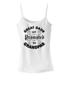 Great Dads get Promoted to Grandpas Spaghetti Strap Tank-TooLoud-White-X-Small-Davson Sales