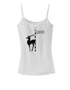 Rudolf the Ratchet Reindeer Spaghetti Strap Tank-Womens Spaghetti Strap Tanks-TooLoud-White-X-Small-Davson Sales