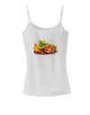 TooLoud Watercolor Fruit Bowl 1 Spaghetti Strap Tank-Womens Spaghetti Strap Tanks-TooLoud-White-X-Small-Davson Sales