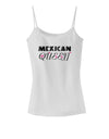 Mexican Queen - Cinco de Mayo Spaghetti Strap Tank-Womens Spaghetti Strap Tanks-TooLoud-White-X-Small-Davson Sales