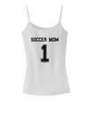 Soccer Mom Jersey Spaghetti Strap Tank-Womens Spaghetti Strap Tanks-TooLoud-White-X-Small-Davson Sales