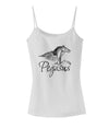 Pegasus Illustration Spaghetti Strap Tank-Womens Spaghetti Strap Tanks-TooLoud-White-X-Small-Davson Sales