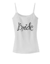 Bride Design - Diamond Spaghetti Strap Tank-Womens Spaghetti Strap Tanks-TooLoud-White-X-Small-Davson Sales