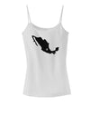 Mexico - Mexico City Star Spaghetti Strap Tank-Womens Spaghetti Strap Tanks-TooLoud-White-X-Small-Davson Sales