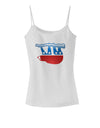 Sloth Political Party Symbol Spaghetti Strap Tank-Womens Spaghetti Strap Tanks-TooLoud-White-X-Small-Davson Sales