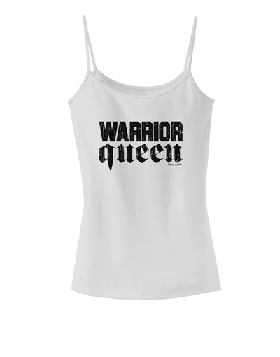 Warrior Queen Script Spaghetti Strap Tank-Womens Spaghetti Strap Tanks-TooLoud-White-X-Small-Davson Sales