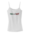 Mexcellent Flag Color - Cinco De Mayo Spaghetti Strap Tank-Womens Spaghetti Strap Tanks-TooLoud-White-X-Small-Davson Sales