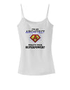 Architect - Superpower Spaghetti Strap Tank-Womens Spaghetti Strap Tanks-TooLoud-White-X-Small-Davson Sales