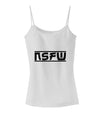 NSFW Not Safe For Work Spaghetti Strap Tank by TooLoud-Womens Spaghetti Strap Tanks-TooLoud-White-X-Small-Davson Sales