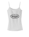 Lucille Slugger Logo Spaghetti Strap Tank by TooLoud-Womens Spaghetti Strap Tanks-TooLoud-White-X-Small-Davson Sales