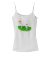 Vigilant Dog Watercolor Spaghetti Strap Tank-Womens Spaghetti Strap Tanks-TooLoud-White-X-Small-Davson Sales