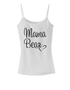 Mama Bear with Heart - Mom Design Spaghetti Strap Tank-Womens Spaghetti Strap Tanks-TooLoud-White-X-Small-Davson Sales