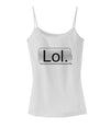 Lol Text Bubble Spaghetti Strap Tank-Womens Spaghetti Strap Tanks-TooLoud-White-X-Small-Davson Sales