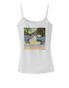 Diplodocus Longus - Without Name Spaghetti Strap Tank-Womens Spaghetti Strap Tanks-TooLoud-White-X-Small-Davson Sales