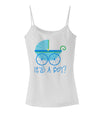 It's a Boy - Baby Boy Carriage Spaghetti Strap Tank-Womens Spaghetti Strap Tanks-TooLoud-White-X-Small-Davson Sales