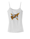 Onomatopoeia ZAP Spaghetti Strap Tank-Womens Spaghetti Strap Tanks-TooLoud-White-X-Small-Davson Sales