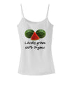 Locally Grown Organic Melons Spaghetti Strap Tank-Womens Spaghetti Strap Tanks-TooLoud-White-X-Small-Davson Sales