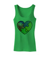 Big Puzzle Heart - Autism Awareness Womens Tank Top by TooLoud-Womens Tank Tops-TooLoud-KellyGreen-X-Small-Davson Sales