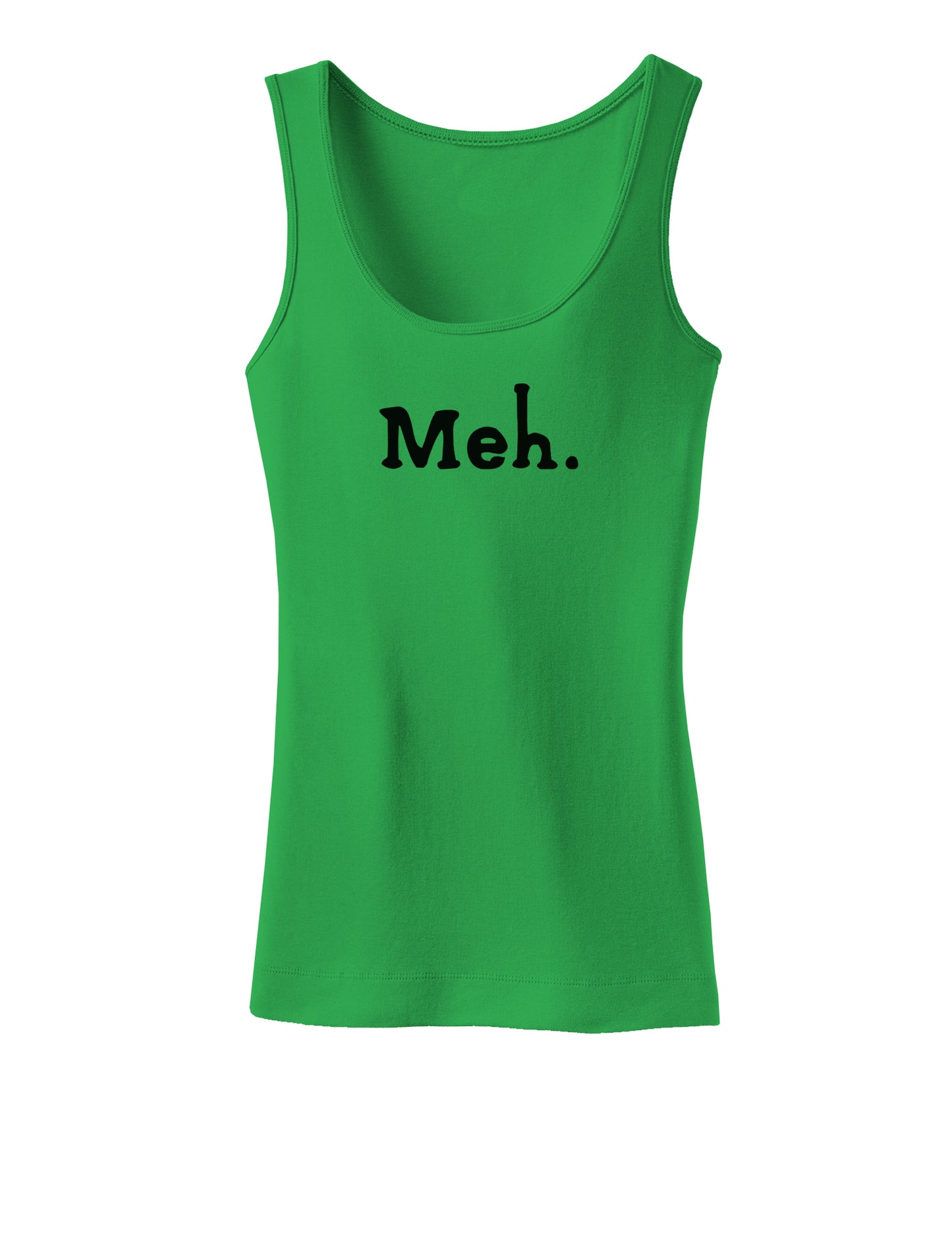 Meh Womens Tank Top-Womens Tank Tops-TooLoud-KellyGreen-X-Small-Davson Sales
