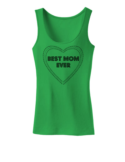 Best Mom Ever Heart Text Womens Tank Top-Womens Tank Tops-TooLoud-KellyGreen-X-Small-Davson Sales